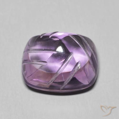 Améthyste Medium Light Purplish-Violet naturelle Fantaisie, 6.81 ct, Transparent
