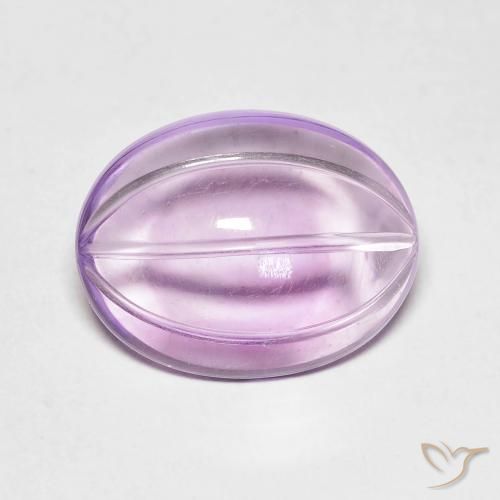 6.02ct Naturel Violet iris rosâtre Améthyste, ovale, Transparent