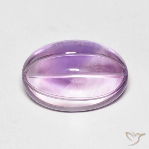 6.36ct Naturel Violet Sangria Améthyste, ovale, Transparent