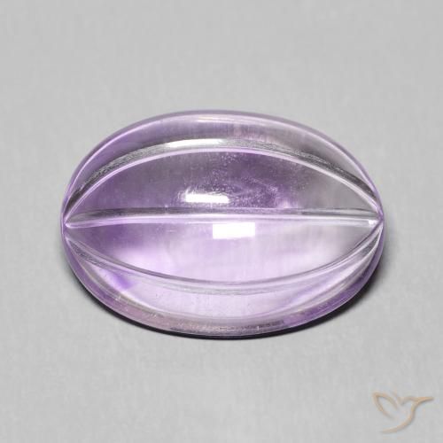 7.18ct Naturel Violet moyen Améthyste, ovale, Transparent