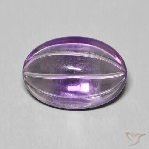 6.26ct Naturel Violet violacé Améthyste, ovale, Transparent
