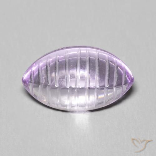 6.61ct Naturel Violet Iris Améthyste, Marquise, Transparent