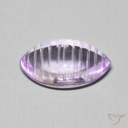 Améthyste Violet Iris naturelle Marquise, 6.61 ct, Transparent