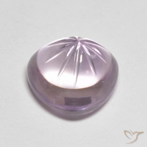 Améthyste Violet moyen naturelle Trillion, 6.10 ct, Transparent