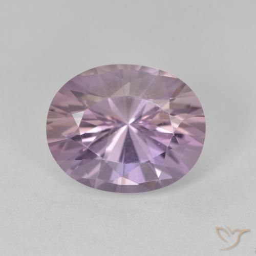 3.53ct Naturel Violet clair Améthyste, ovale, VVS