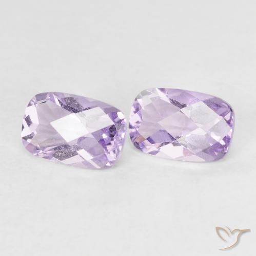 Shop natural 0.97ct Violet Rosâtre Améthyste gems, Coussin, from Brésil at GemSelect. In stock, global shipping!