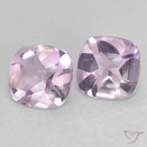 Shop natural 0.96ct Violet rougeâtre léger Améthyste gems, Coussin, from Brésil at GemSelect. In stock, global shipping!