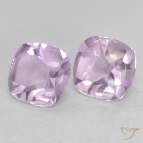 Shop natural 1.05ct Violet rougeâtre très clair Améthyste gems, Coussin, from Brésil at GemSelect. In stock, global shipping!