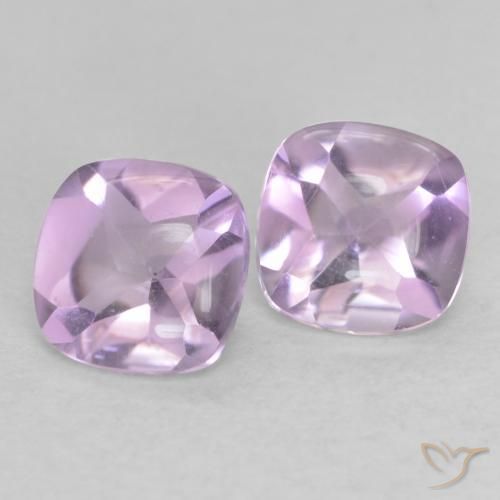 Shop natural 1.03ct Violet rougeâtre léger Améthyste gems, Coussin, from Brésil at GemSelect. In stock, global shipping!