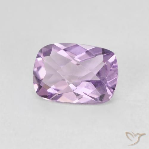 Améthyste Violet Iris naturelle Coussin, 0.82 ct, VVS