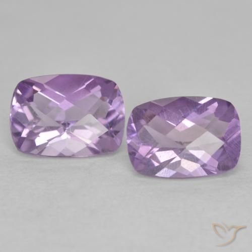 1.74ctw Naturel Violet Rosâtre Améthyste, Coussin, VVS-VS