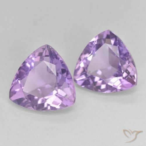 Shop natural 5.31ct Violet clair Améthyste gems, Trillion, from Brésil at GemSelect. In stock, global shipping!