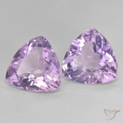 Shop natural 5.55ct Violet Rosâtre Améthyste gems, Trillion, from Brésil at GemSelect. In stock, global shipping!
