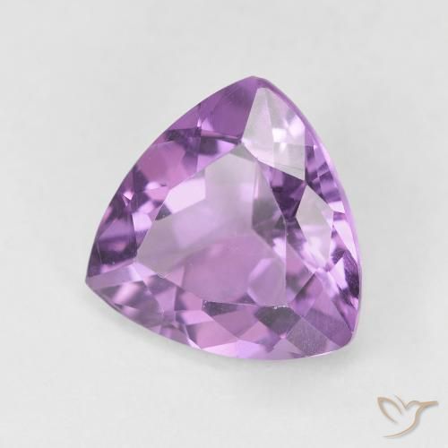 Améthyste Violet moyen naturelle Trillion, 2.80 ct, VVS-VS