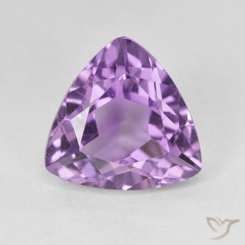 3.17ct Naturel Pourpre violacé moyen Améthyste, Trillion, VVS-VS