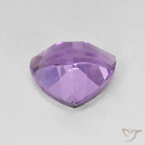 Améthyste Pourpre violacé moyen naturelle Trillion, 2.89 ct, VVS-VS