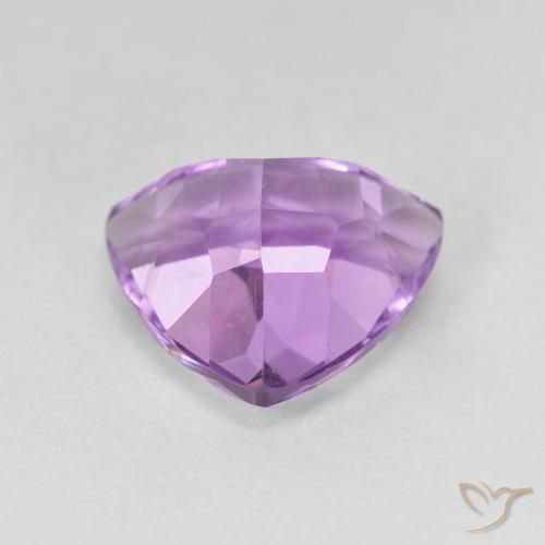 Améthyste Violet violacé naturelle Trillion, 2.96 ct, VVS-VS
