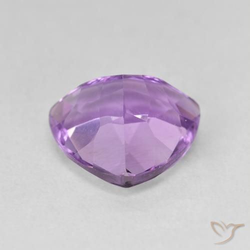 Améthyste Pourpre violacé moyen naturelle Trillion, 2.86 ct, VVS-VS