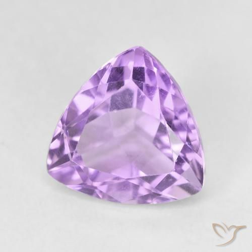 Améthyste Violet Iris naturelle Trillion, 3.12 ct, VVS-VS