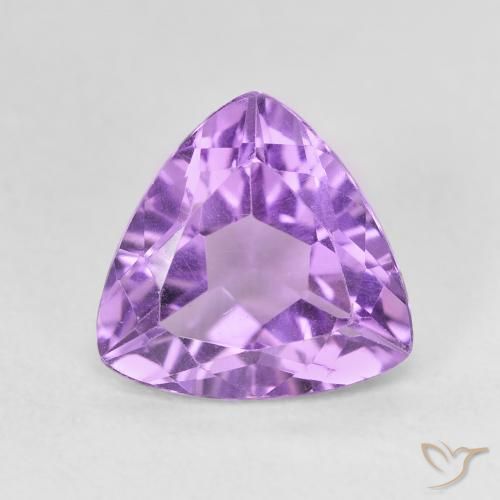 2.75ct Naturel Violet moyen Améthyste, Trillion, VVS-VS