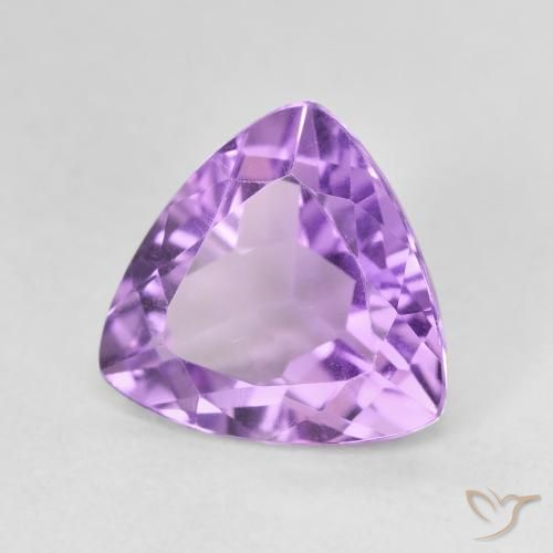 Améthyste Violet moyen naturelle Trillion, 2.75 ct, VVS-VS
