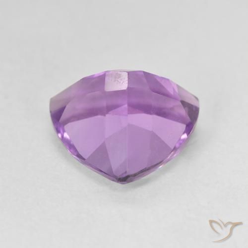 Améthyste Violet Iris naturelle Trillion, 3.06 ct, VVS-VS