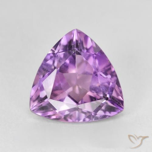 2.61ct Naturel Violet violacé Améthyste, Trillion, VVS-VS