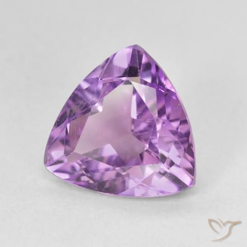 Améthyste Violet violacé naturelle Trillion, 2.61 ct, VVS-VS