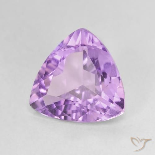 Améthyste Violet Iris naturelle Trillion, 2.72 ct, VVS-VS