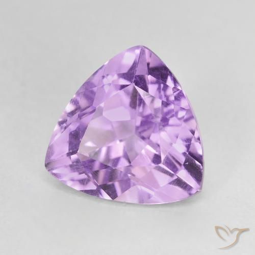 Améthyste Violet moyen naturelle Trillion, 3.00 ct, VVS-VS
