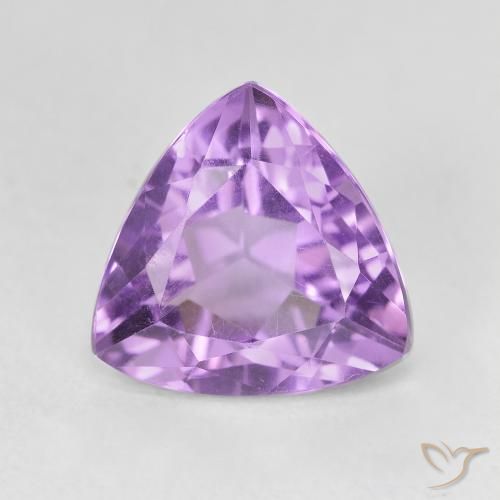 3.08ct Naturel Violet violacé Améthyste, Trillion, VVS-VS