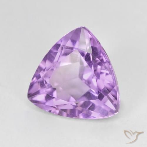 Améthyste Violet violacé naturelle Trillion, 3.08 ct, VVS-VS