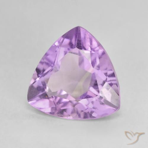 Améthyste Violet Iris naturelle Trillion, 2.82 ct, VVS-VS