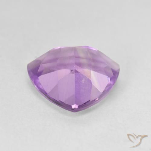 Améthyste Violet Iris naturelle Trillion, 2.82 ct, VVS-VS