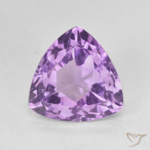 3.13ct Naturel Violet violacé Améthyste, Trillion, VVS-VS