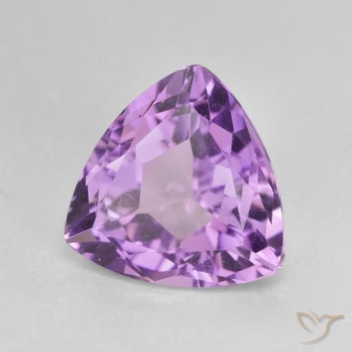 Améthyste Violet violacé naturelle Trillion, 3.13 ct, VVS-VS