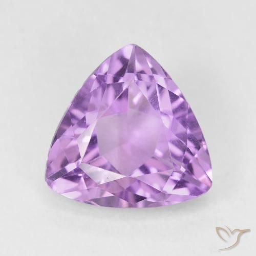 2.77ct Naturel Medium Light Purplish-Violet Améthyste, Trillion, VVS-VS