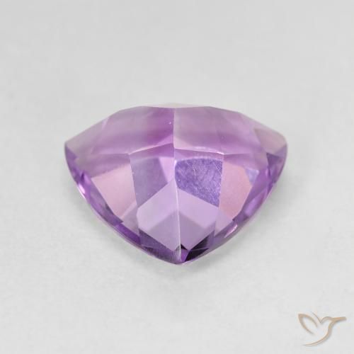 Améthyste Medium Light Purplish-Violet naturelle Trillion, 2.77 ct, VVS-VS