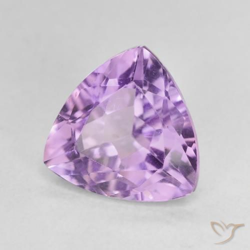 Améthyste Violet violacé naturelle Trillion, 2.91 ct, VVS-VS