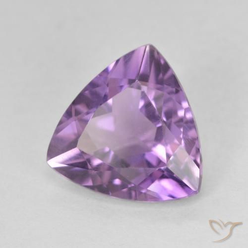 Améthyste Violet foncé naturelle Trillion, 2.59 ct, VVS-VS