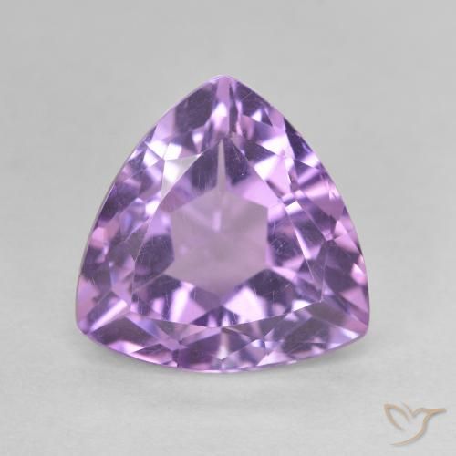2.94ct Naturel Violet Rosâtre Améthyste, Trillion, VS