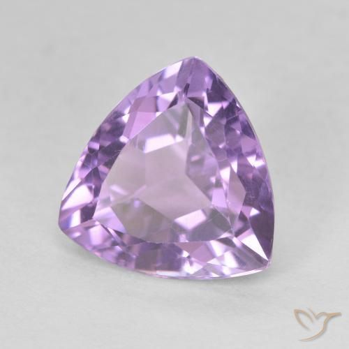 Améthyste Violet Rosâtre naturelle Trillion, 2.94 ct, VS