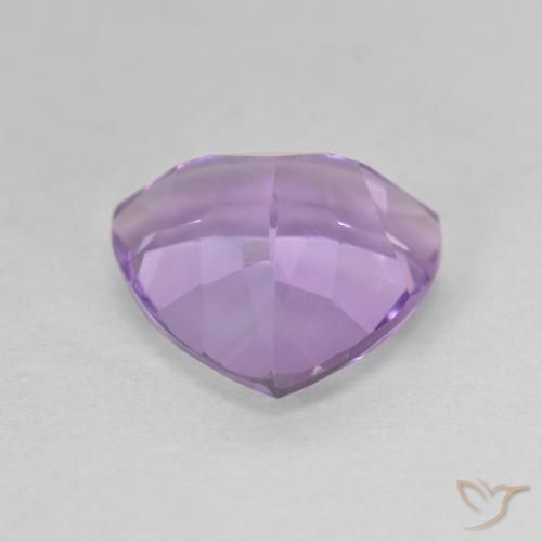 Améthyste Violet Rosâtre naturelle Trillion, 2.94 ct, VS