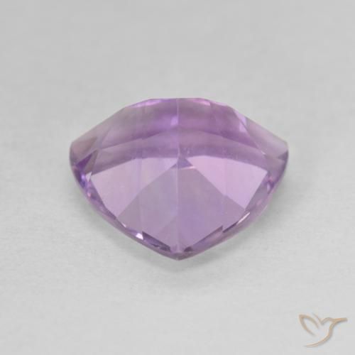 Améthyste Violet Rosâtre naturelle Trillion, 2.93 ct, VS