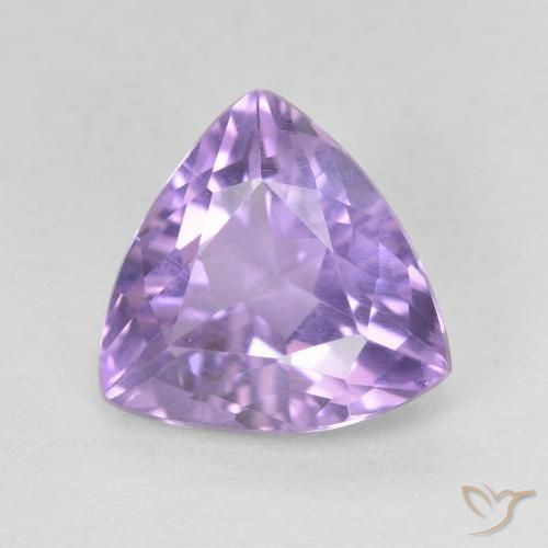 2.69ct Naturel Violet clair Améthyste, Trillion, VS