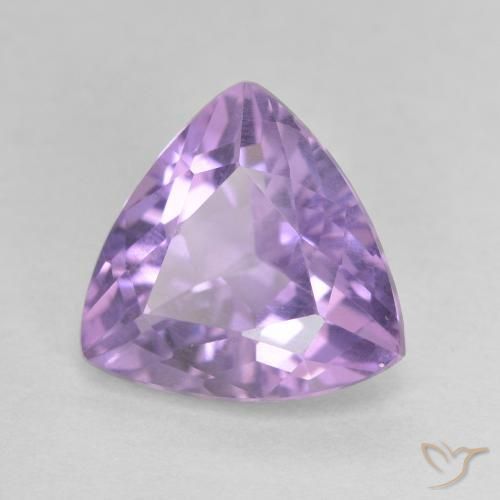 Améthyste Violet clair naturelle Trillion, 2.69 ct, VS