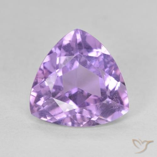 2.81ct Naturel Violet foncé Améthyste, Trillion, VS