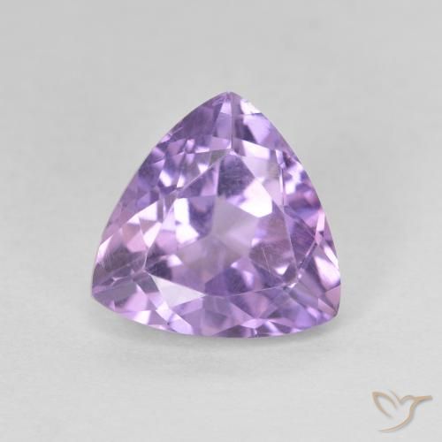 Améthyste Violet foncé naturelle Trillion, 3.07 ct, VS