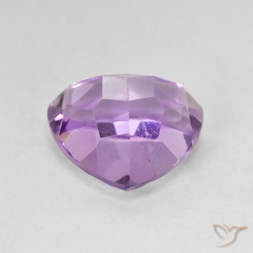 Améthyste Violet rose moyen naturelle Trillion, 3.37 ct, VVS-VS