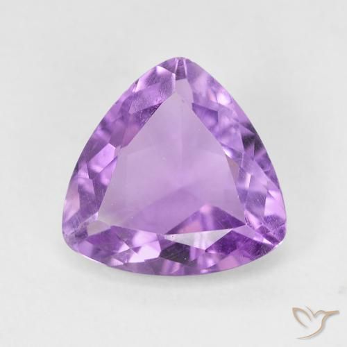2.60ct Naturel Violet violacé Améthyste, Trillion, VVS-VS